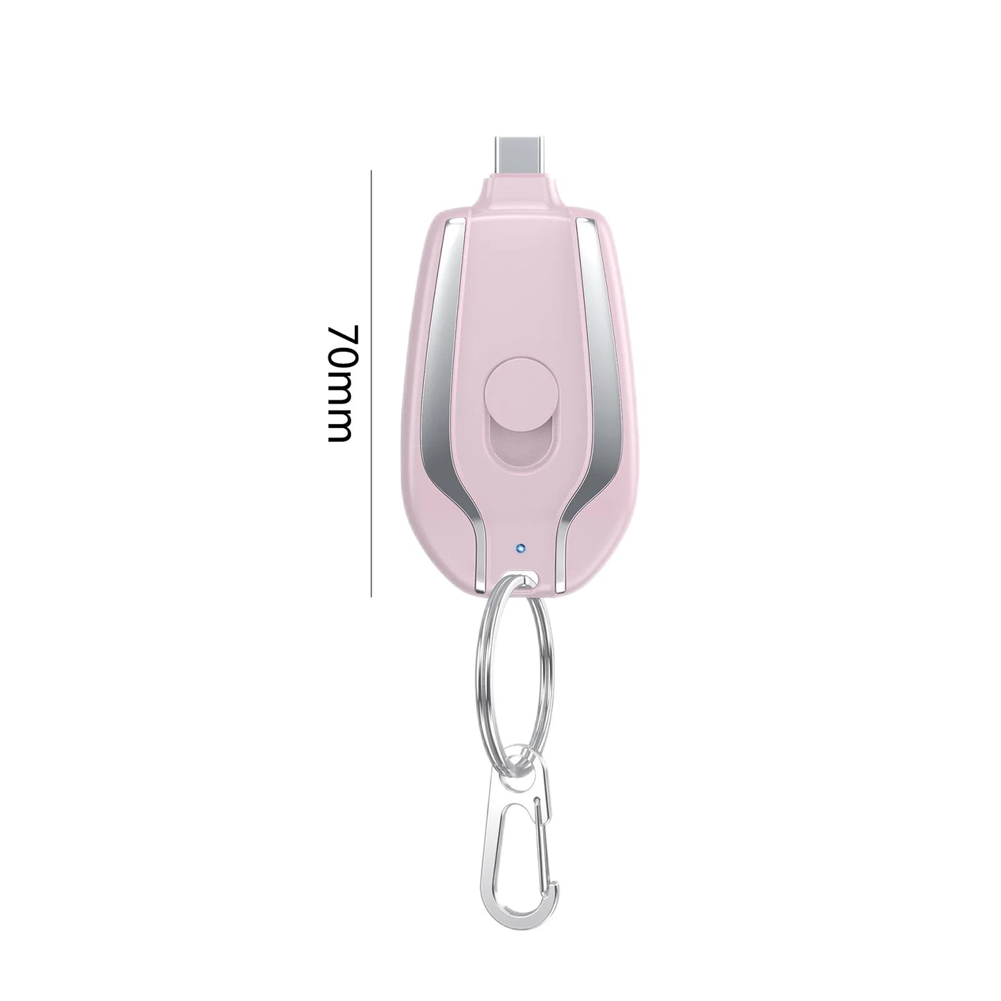 Portable Keychain Charger Mini Power Emergency Pod