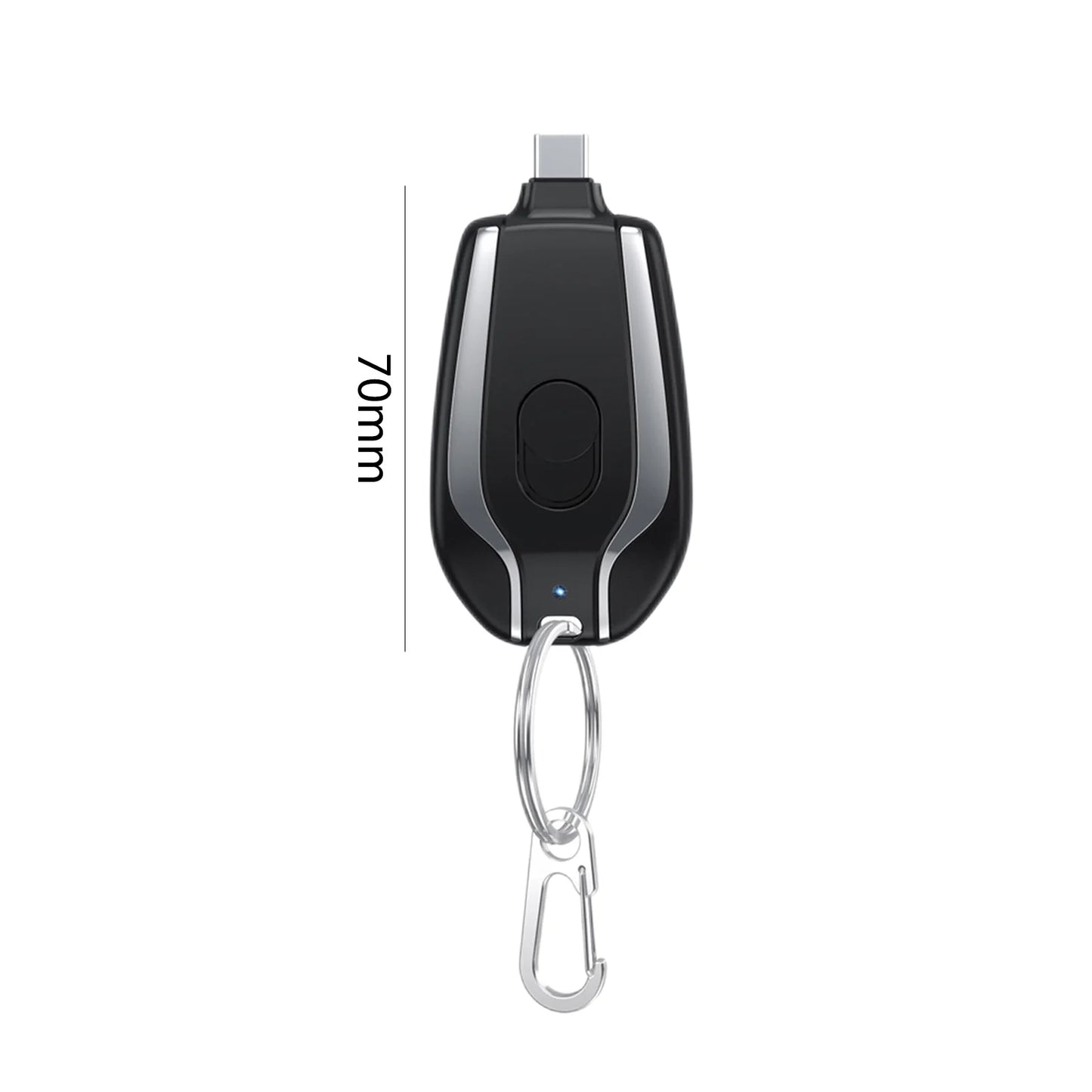Portable Keychain Charger Mini Power Emergency Pod