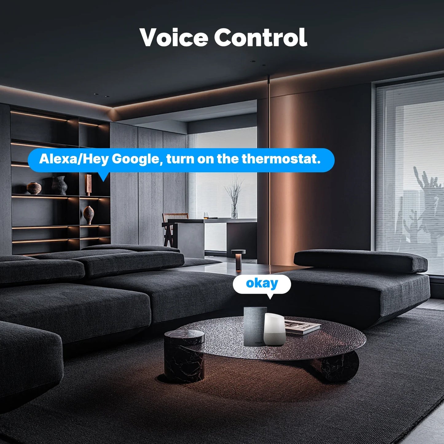 Smart Knob Thermostat Star Ring Series
