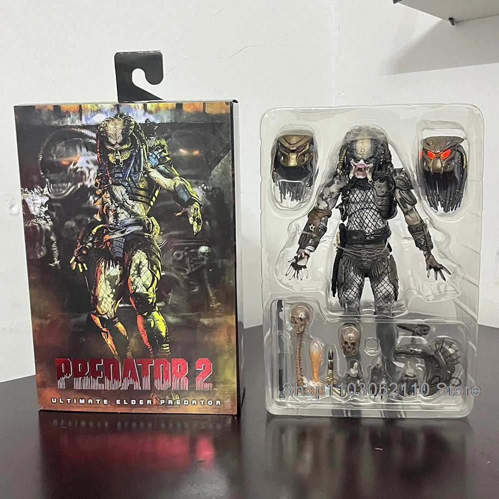 NECA Elder Predator Figure With LED Predator VS Alien Edition