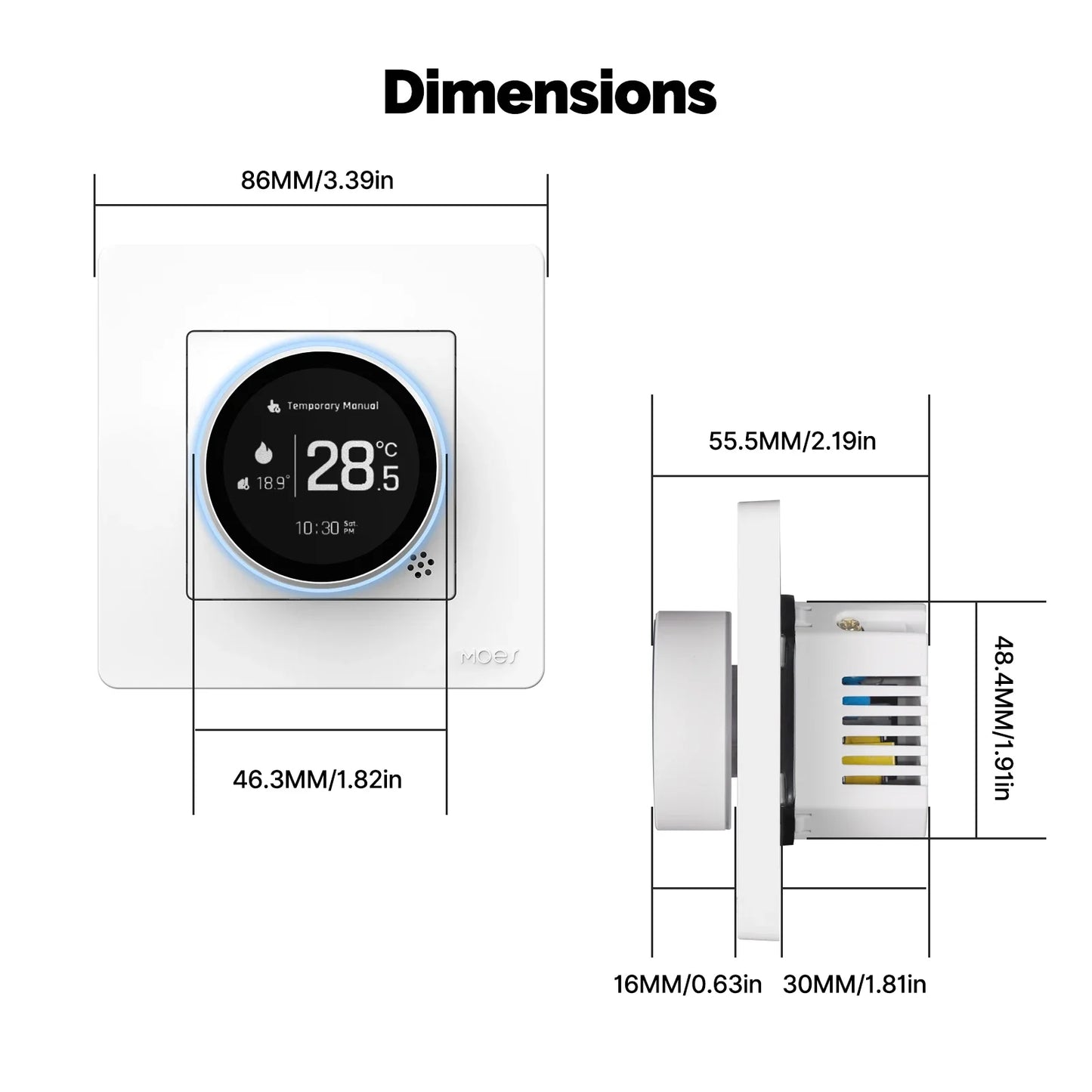 Smart Knob Thermostat Star Ring Series