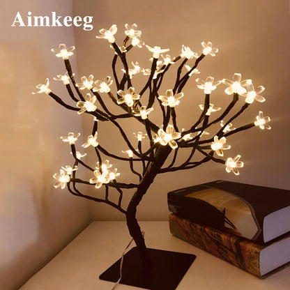 Cherry Blossom Tree Night Lights