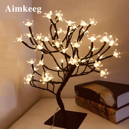 Cherry Blossom Tree Night Lights