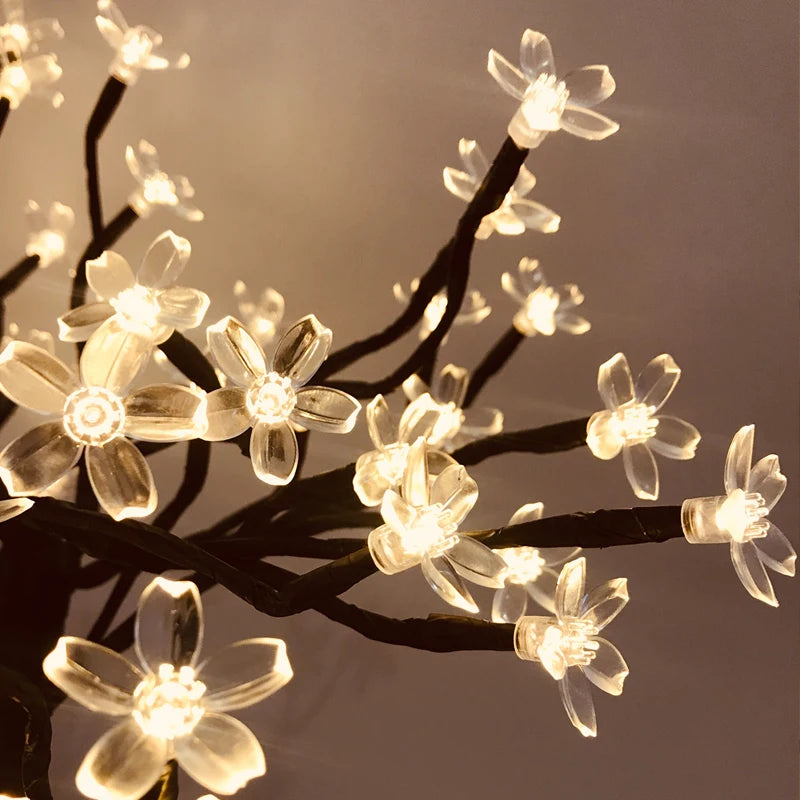 Cherry Blossom Tree Night Lights