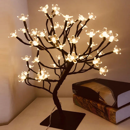 Cherry Blossom Tree Night Lights