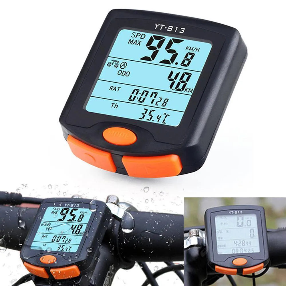 Waterproof Bicycle Computer Wireless Stopwatch