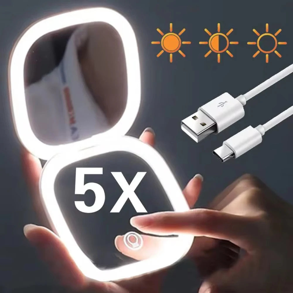 2 Face Sides Touch Compact Led