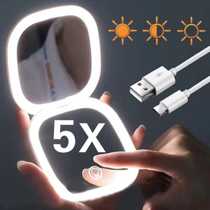 2 Face Sides Touch Compact Led