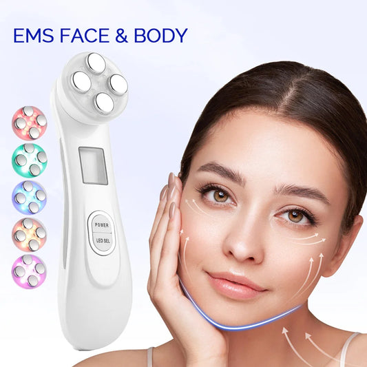 Facial Electroporation LED Photon Beauty Device