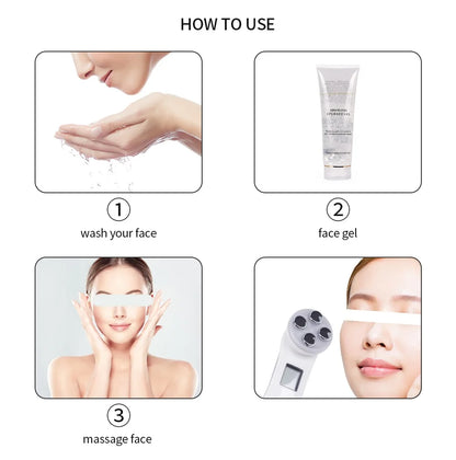 Facial Electroporation LED Photon Beauty Device