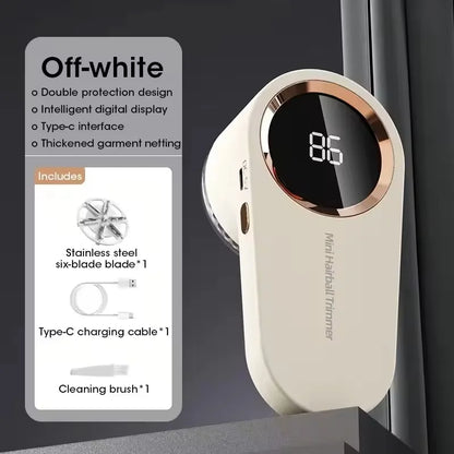 Lint Remover For Clothing LED Digital Electric Pellet