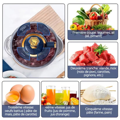 Electric Meat Grinder Stainless Food Crusher