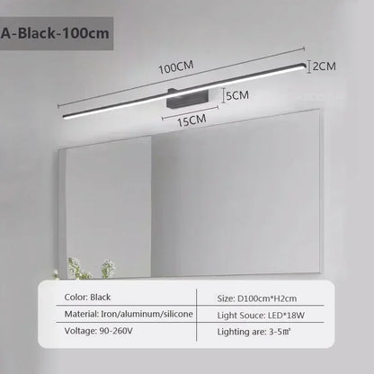 Modern LED Wall Lamp Mirror Decor