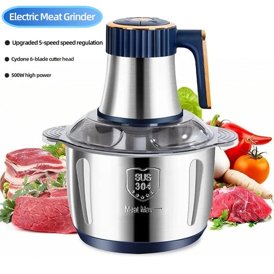 Electric Meat Grinder Stainless Food Crusher