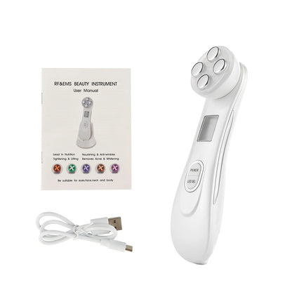 Facial Electroporation LED Photon Beauty Device