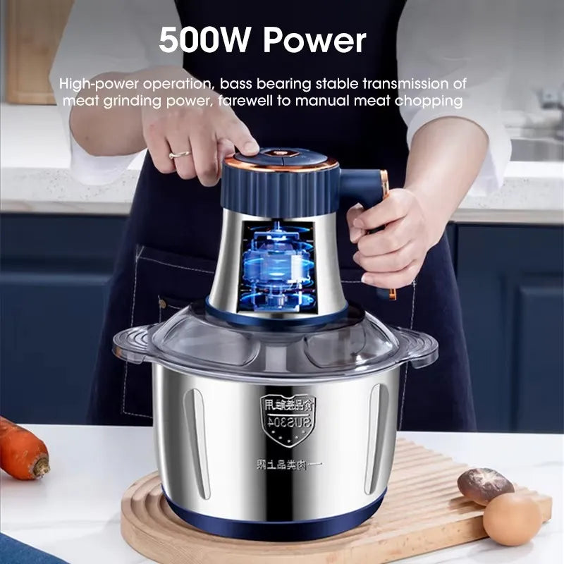 Electric Meat Grinder Stainless Food Crusher