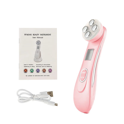 Facial Electroporation LED Photon Beauty Device