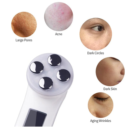 Facial Electroporation LED Photon Beauty Device