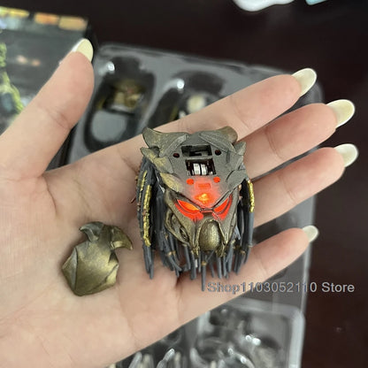 NECA Elder Predator Figure With LED Predator VS Alien Edition