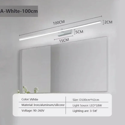 Modern LED Wall Lamp Mirror Decor