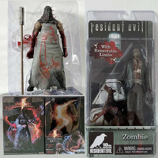 NECA Chris Redfield Figure Hunk Biohazard Zombie