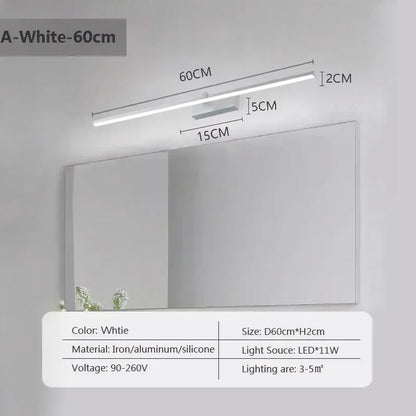Modern LED Wall Lamp Mirror Decor