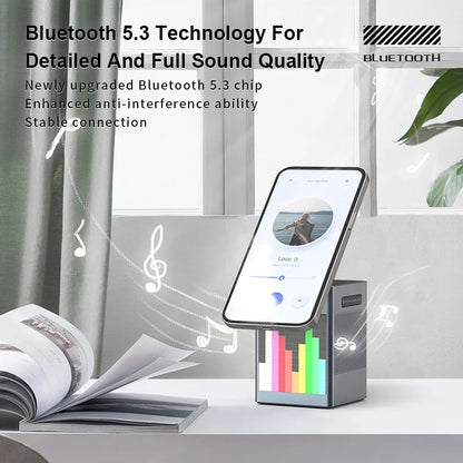 6 in 1 Magnetic Multi-function Wireless Charger with Bluetooth Speaker