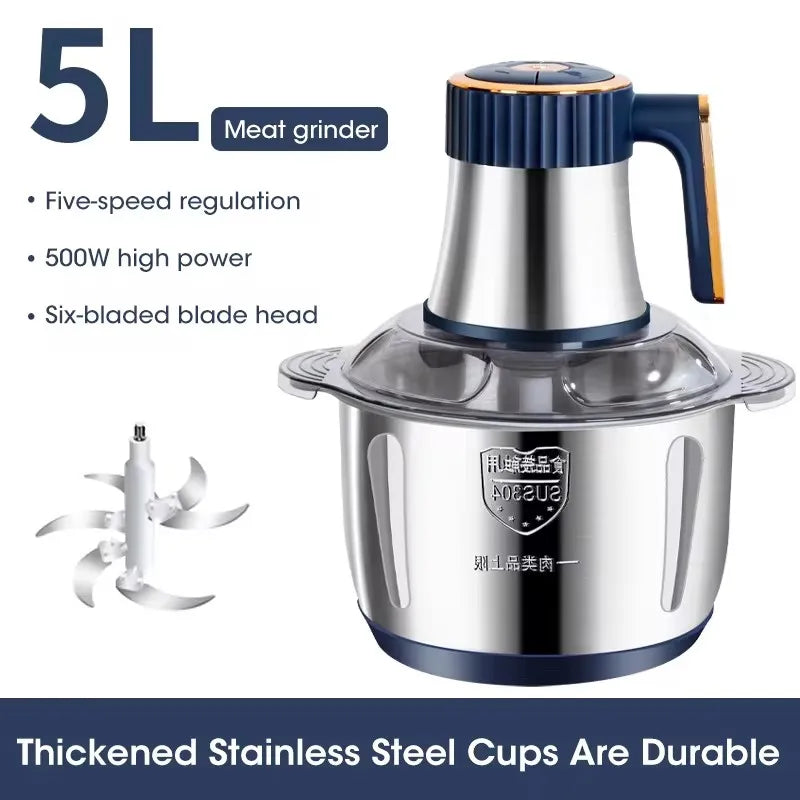 Electric Meat Grinder Stainless Food Crusher